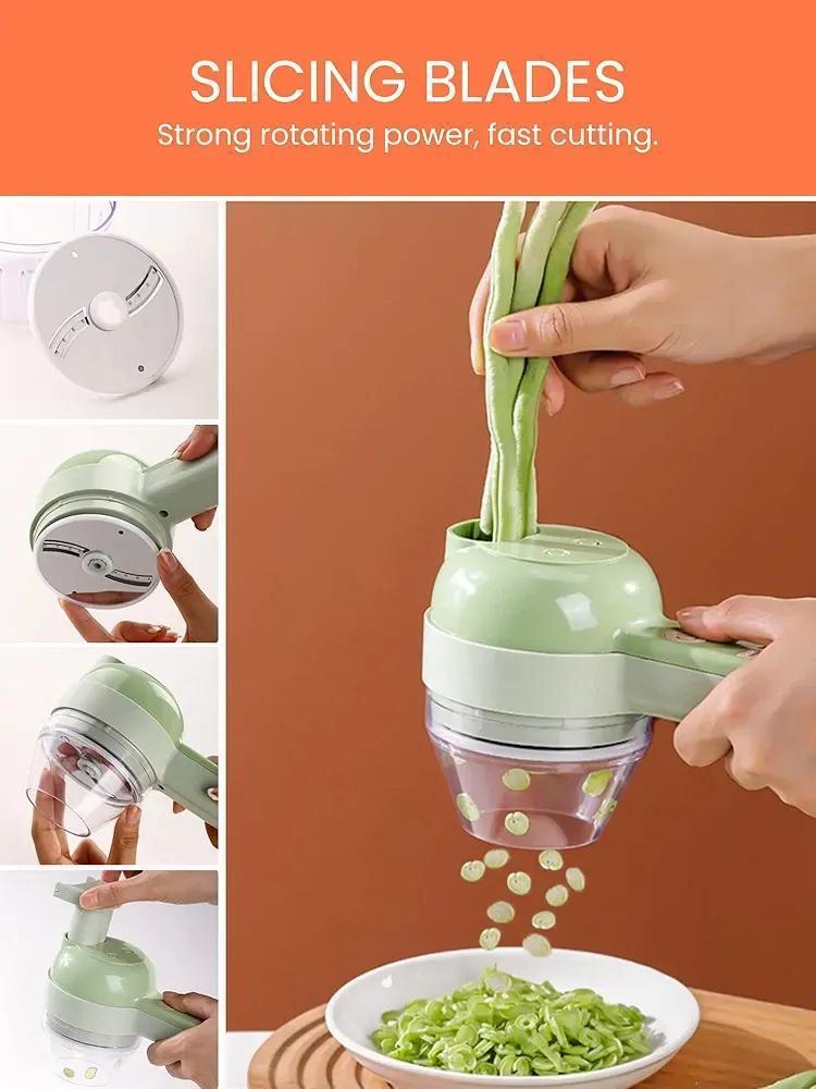 Electric Food Chopper Green