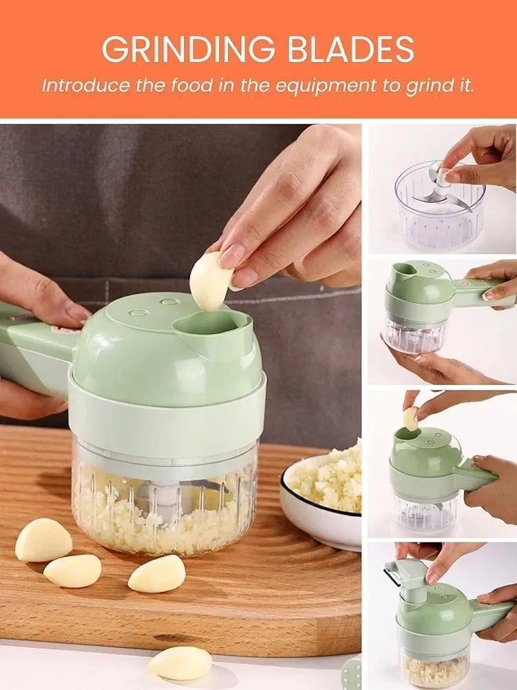 Electric Food Chopper Green