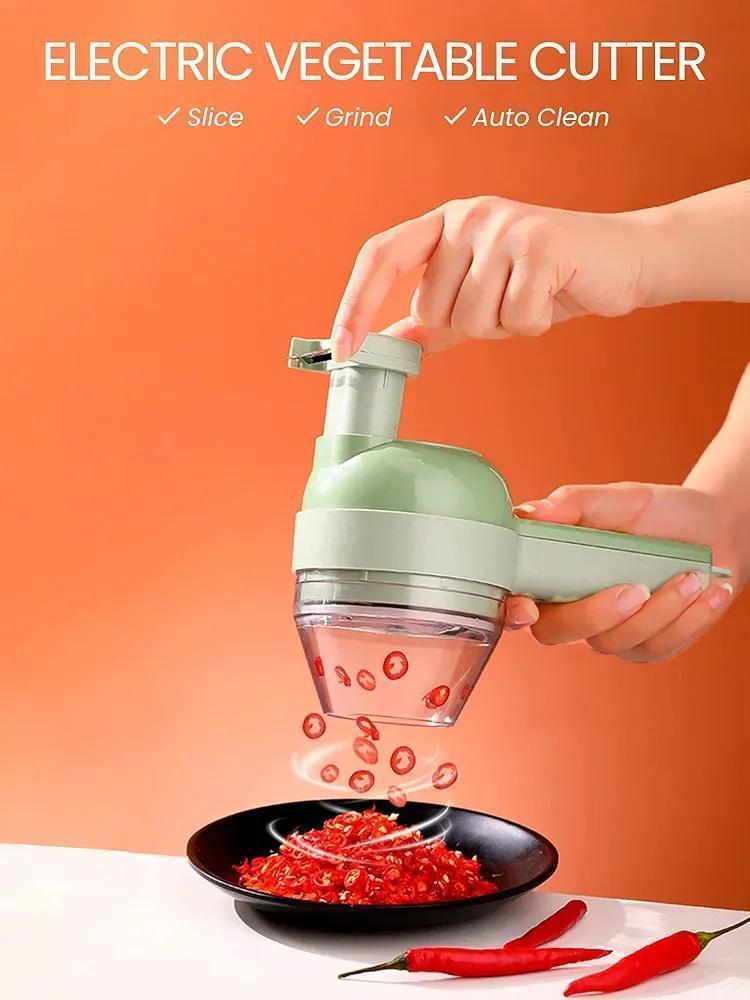 Electric Food Chopper Green